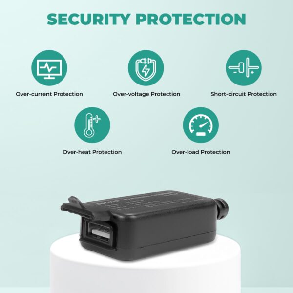 Simtac rapidride quick charger 3.0 with USB-A