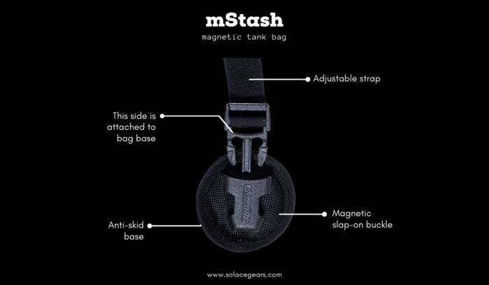 MSTASH Magnetic Tank Bag - SOLACE