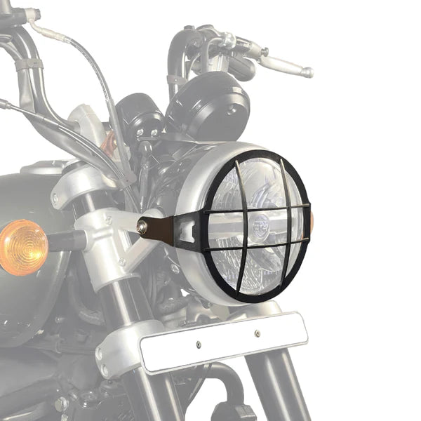 Auto Engina Super Meteor 650 Headlight Guard (Black)