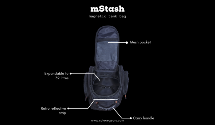 MSTASH Magnetic Tank Bag - SOLACE