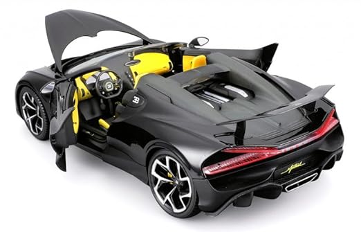Bugatti W16 Mistral Sports 2023 (Black) Bburago - 1/18 Scale Model