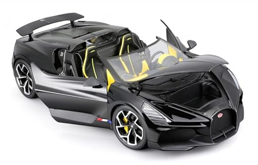 Bugatti W16 Mistral Sports 2023 (Black) Bburago - 1/18 Scale Model