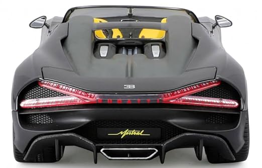 Bugatti W16 Mistral Sports 2023 (Black) Bburago - 1/18 Scale Model
