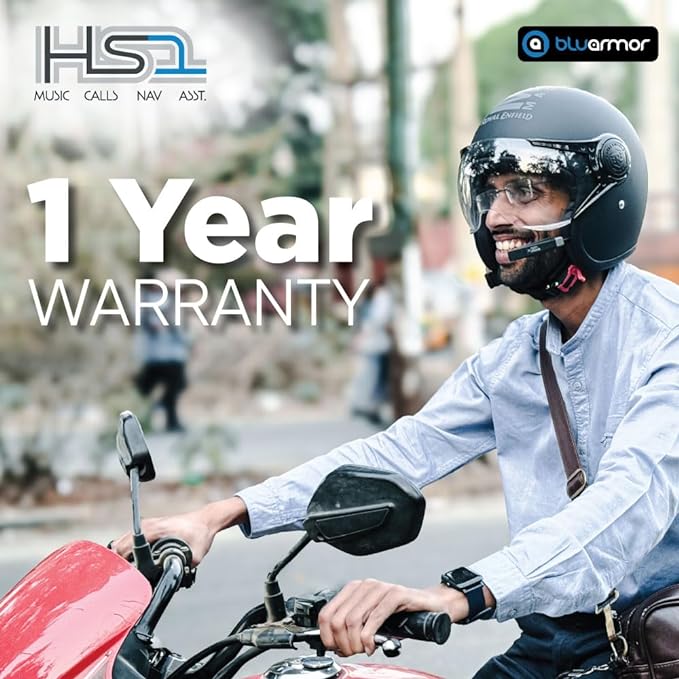 BluArmor HS1 Helmet Bluetooth Headset