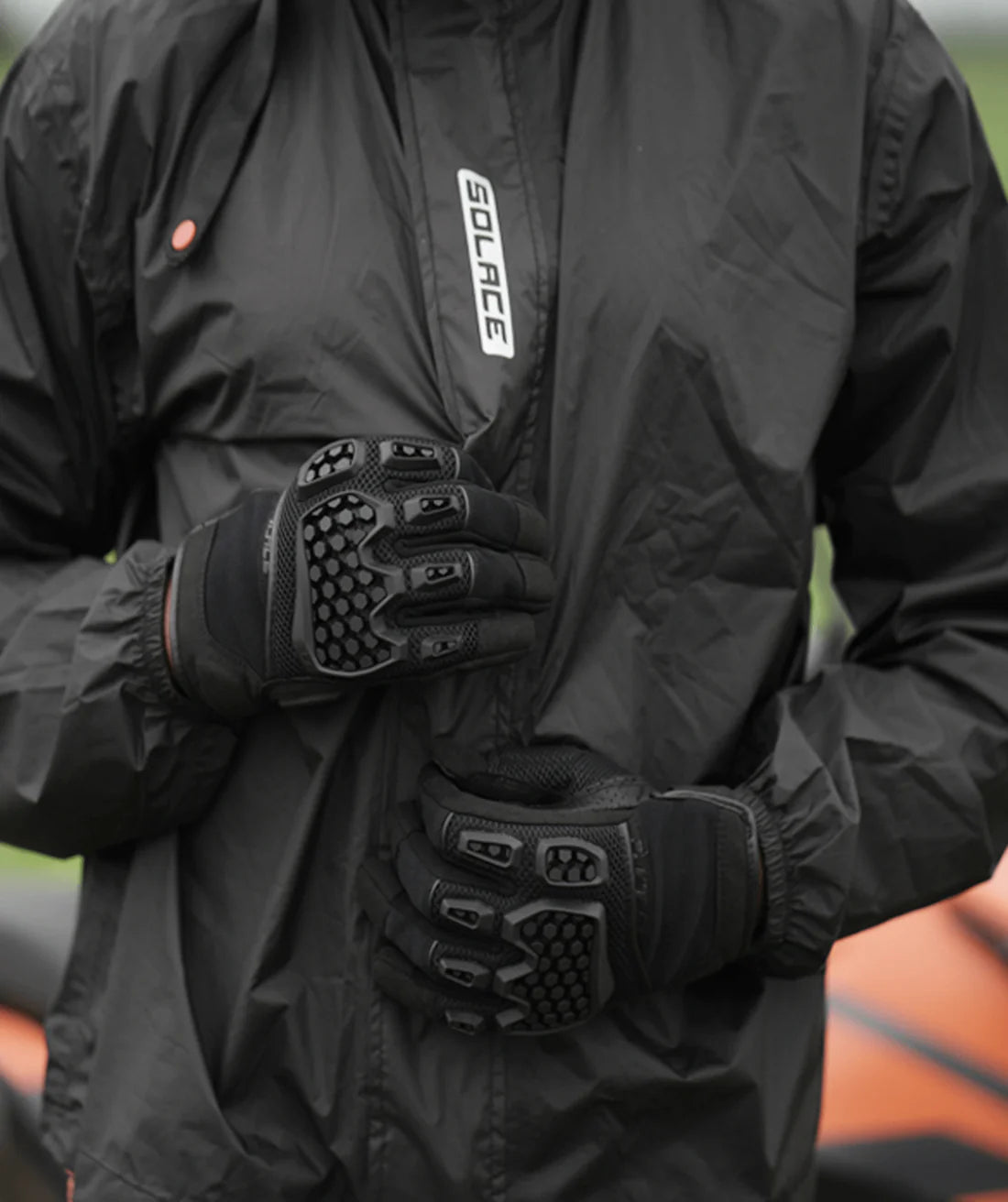 AIRX DUALSPORT CE GLOVES ( COAL BLACK)