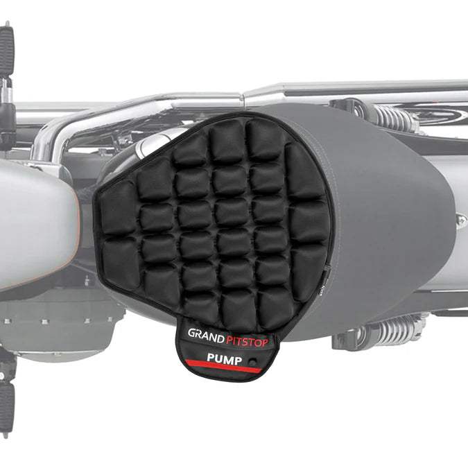 Air Bubble Airseat for Medical, Offices, Home, Motorcycle and Car Lumbar Support - Cruiser with Pump