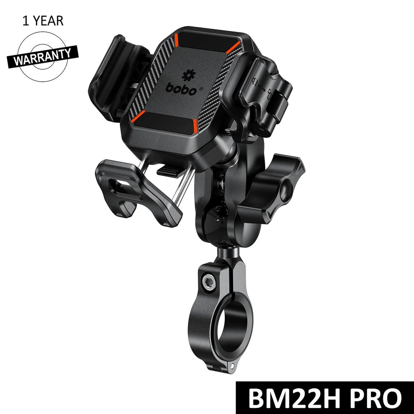 BOBO BM22H PRO Handlebar Mount Anti-Vibration Anti-Theft Bike / Cycle Phone Holder Motorcycle Mobile Mount
