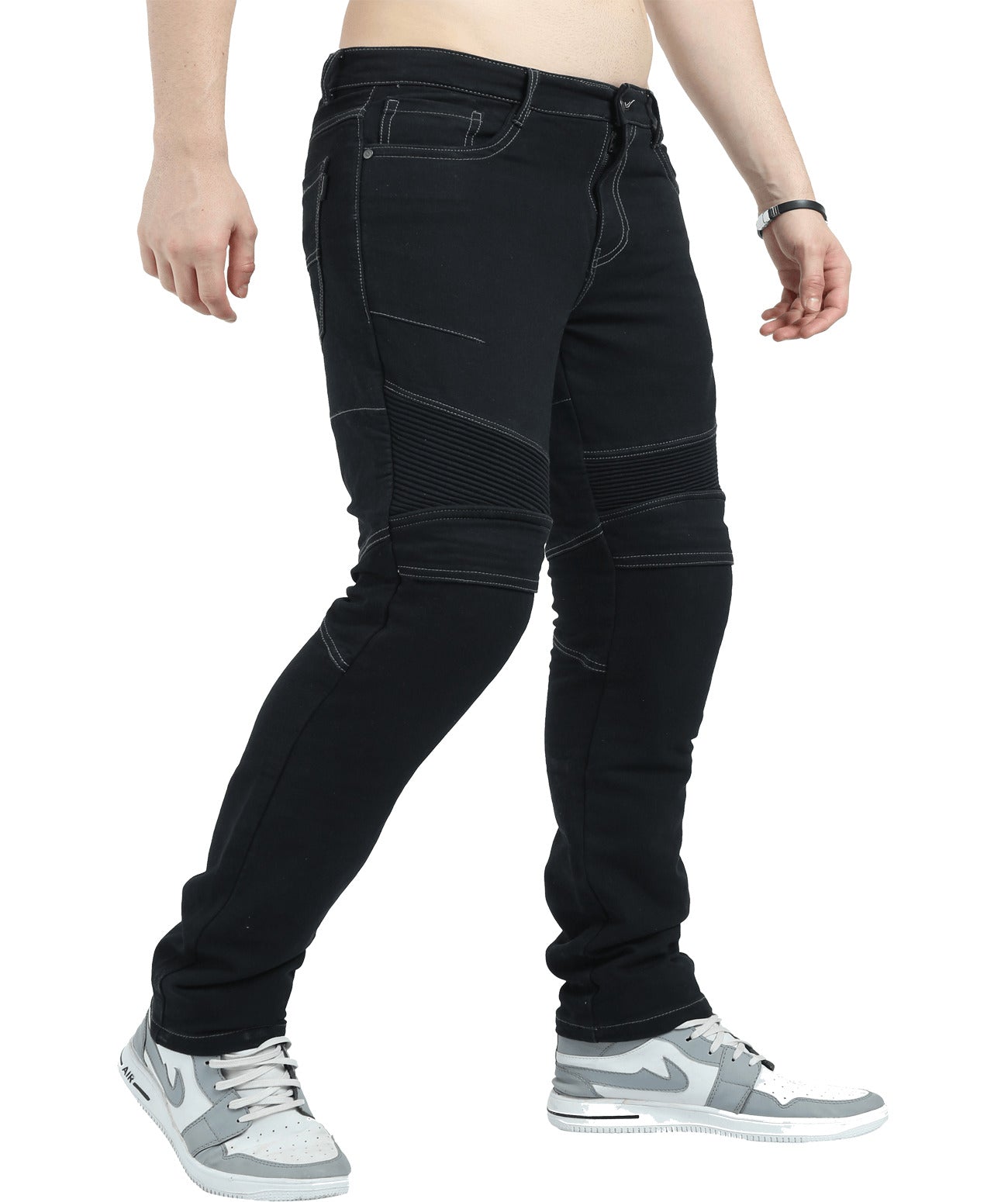 GRAVEL Motorcycle Kevlar Denim (Black) - Solace
