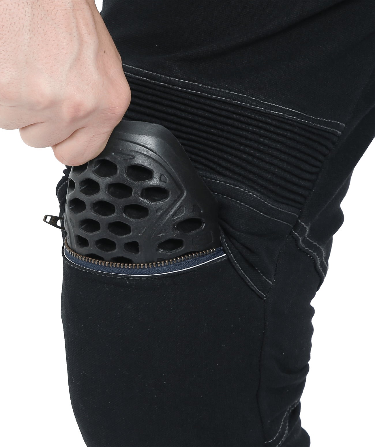 GRAVEL Motorcycle Kevlar Denim (Black) - Solace