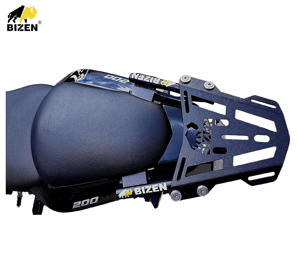 Bizen Bajaj Pulsar NS125/ NS160/ NS200 Premium Rear Rack/Luggage Carrier
