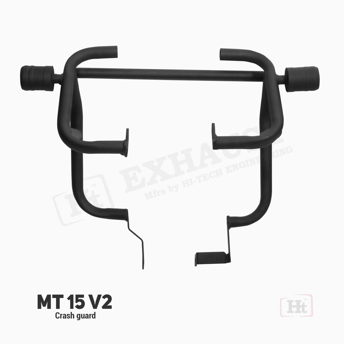 MT15 V1.0 & V2.0 Crash Guard with Metal Sliders (Black)