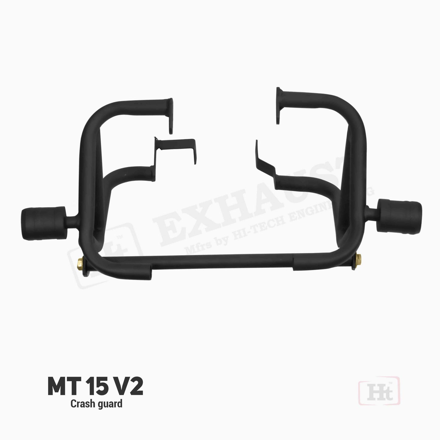 MT15 V1.0 & V2.0 Crash Guard with Metal Sliders (Black)