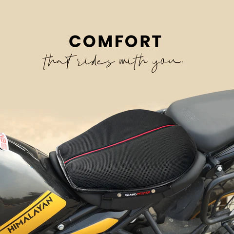 GrandPitstop | SKU: Airseat_Gel_C Motorcycle Honeycomb Gel Seat Cushion for Medical, Offices, Home, Motorcycle and Car Lumbar Support - Universal Fit & Breathable Design