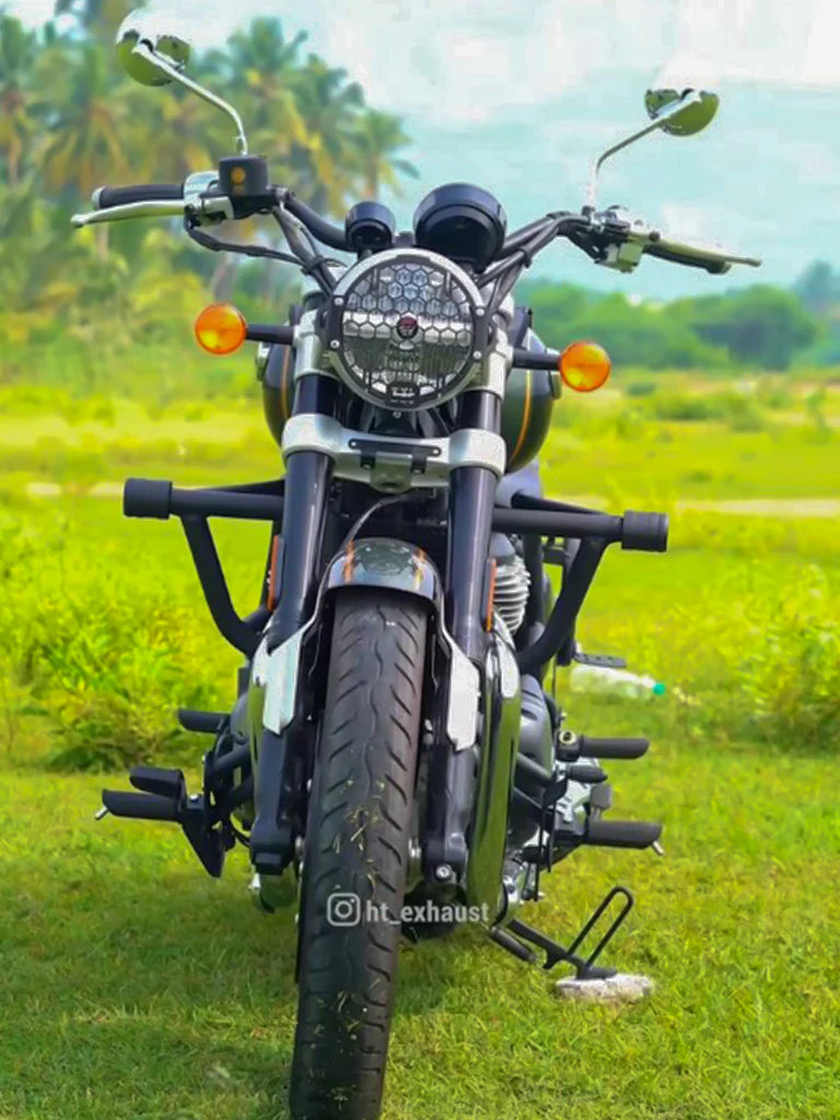 SUPER METEOR 650 CRASH GUARD - HT EXHAUST