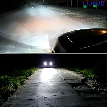 LIU HJG 300W 9006 White Car LED DC 12V-80V Headlight Bulb