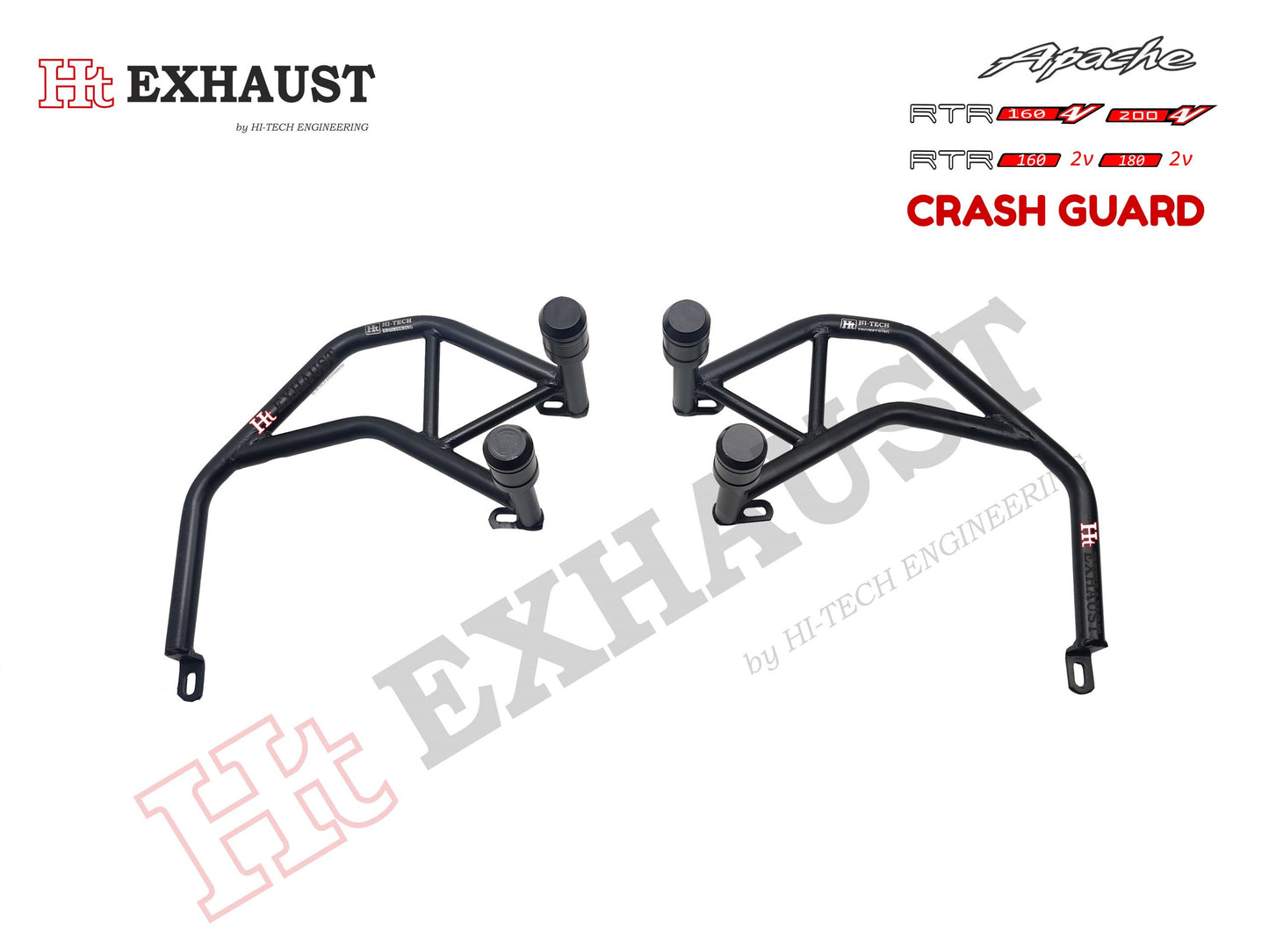 HT Apache RTR 160/200 4v Structure Crash Guard with Metal Slider