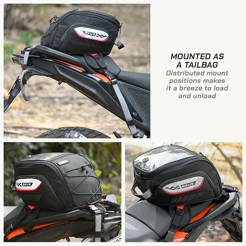 MOTORCYCLE TANK BAG OXUS (MAGNETIC) - VIATERRA