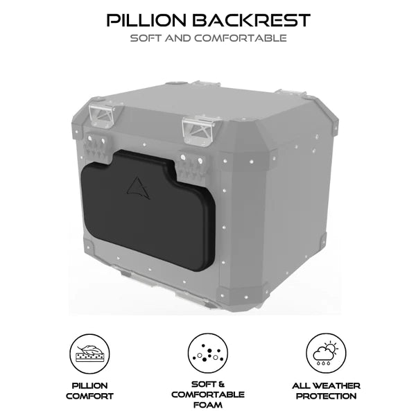 Auto Engina Backrest For Topbox (Black)