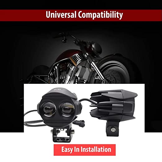 HJG 2 LED FOG LIGHT WITH WIRING HARNESS (PACK OF 2)