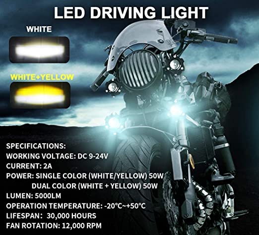 HJG MINI DRIVE LED FOG LIGHT (PACK OF 2)