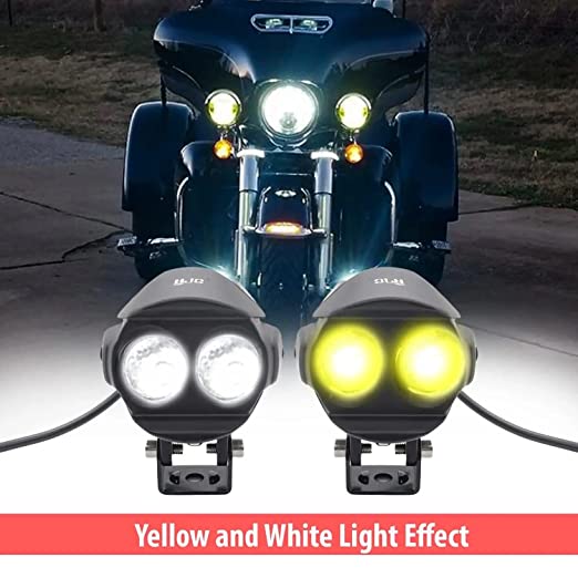 HJG 2 LED FOG LIGHT WITH WIRING HARNESS (PACK OF 2)