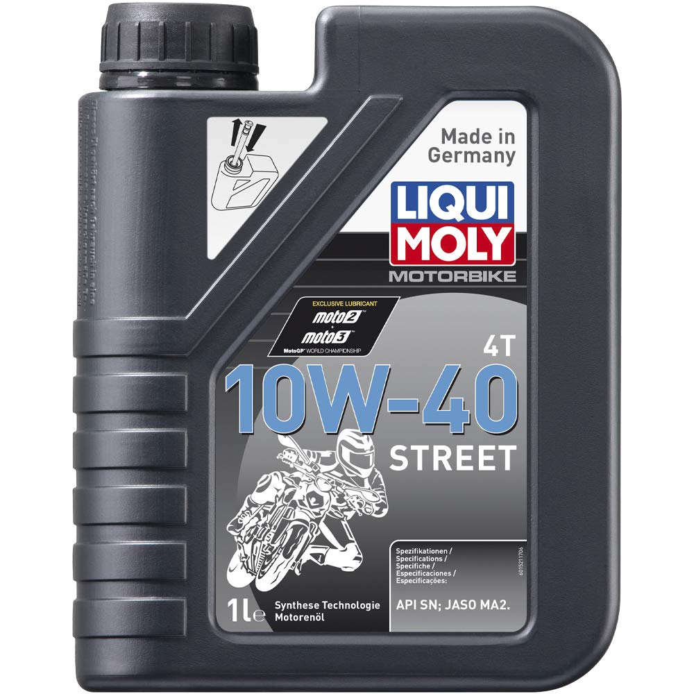 Liqui Moly 1521 STRRET 4T Engine Oil 10W-40 for MotorBike ( 1 LITER )