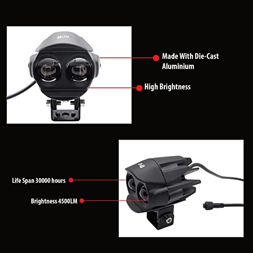 HJG 2 LED FOG LIGHT WITH WIRING HARNESS (PACK OF 2)