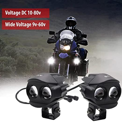 HJG 2 LED FOG LIGHT WITH WIRING HARNESS (PACK OF 2)