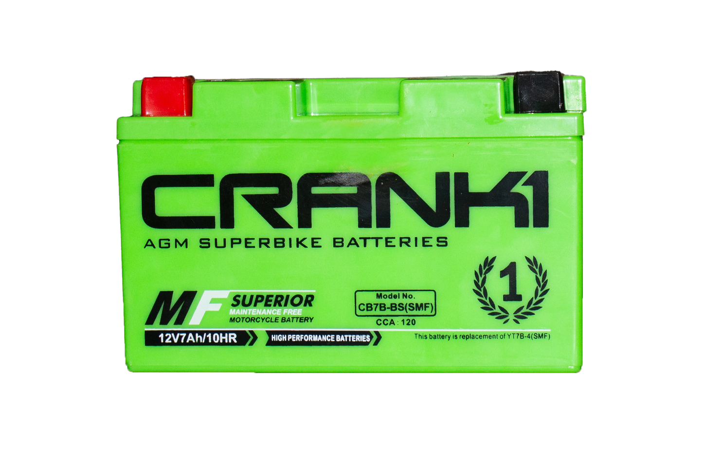 CRANK1 - CB7B-BS CB7B-BS BATTERY FOR YAMAHA TTR250-1999 to 2006-CB7B-BS-CRANK1