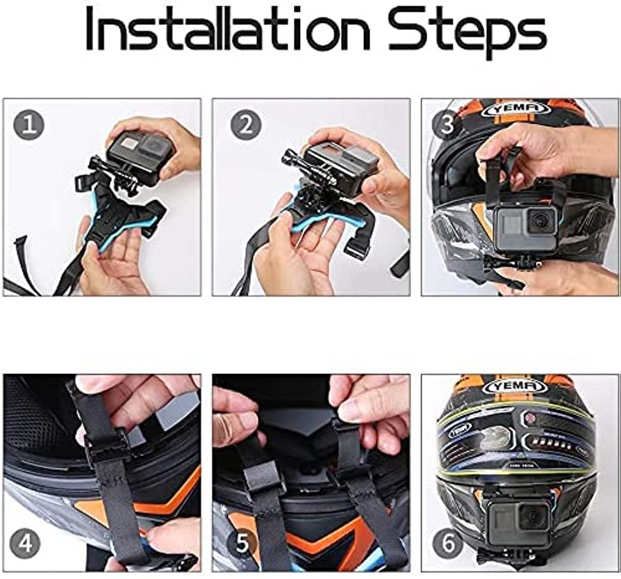 Helmet Chin Mount with Mobile Holder