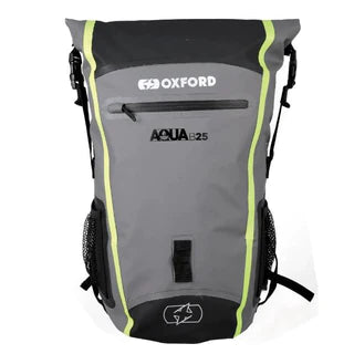 Oxford Aqua B-25 Backpack - Black Grey Fluorescent