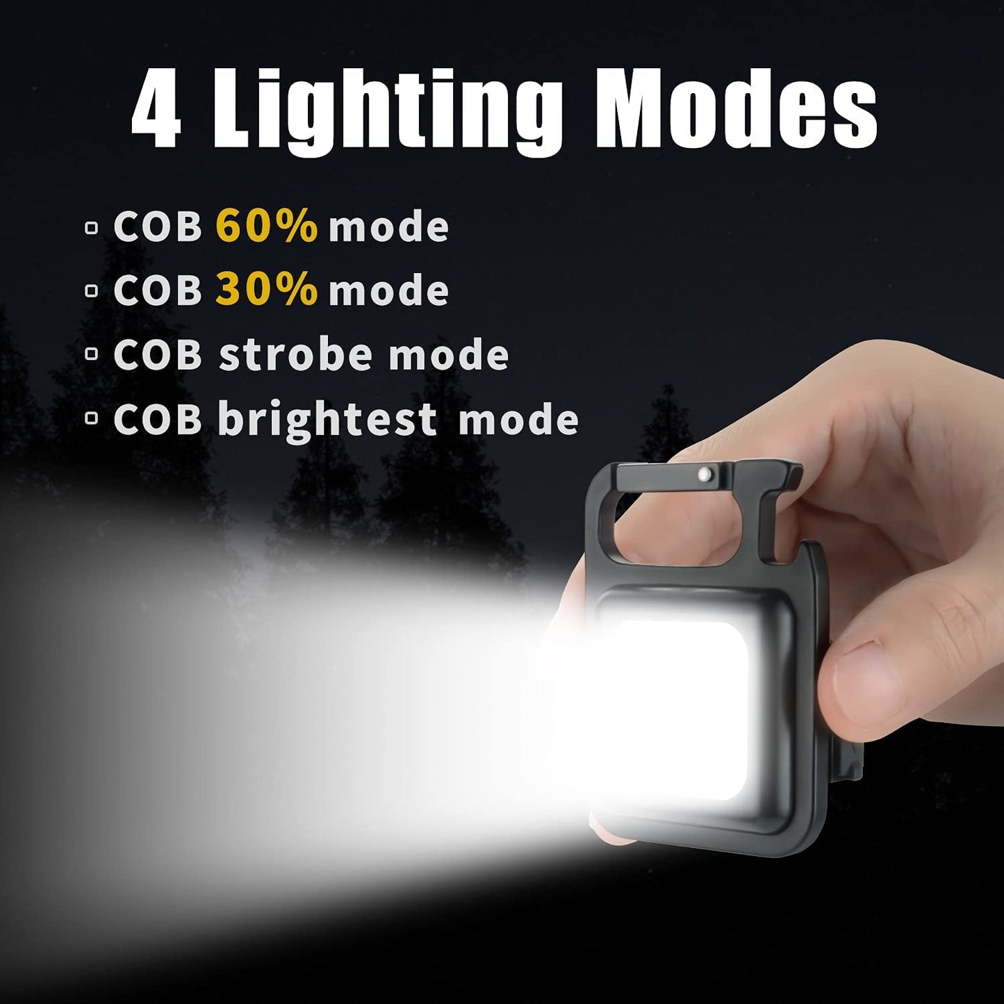 Keychain LED Light with Bottle Opener