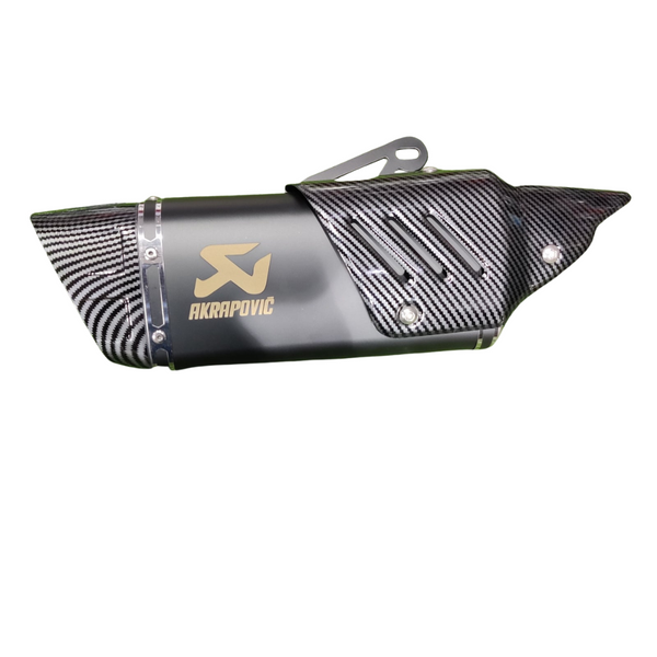 Akrapovic Black Carbon Shield Exhaust RIDERS ARENA