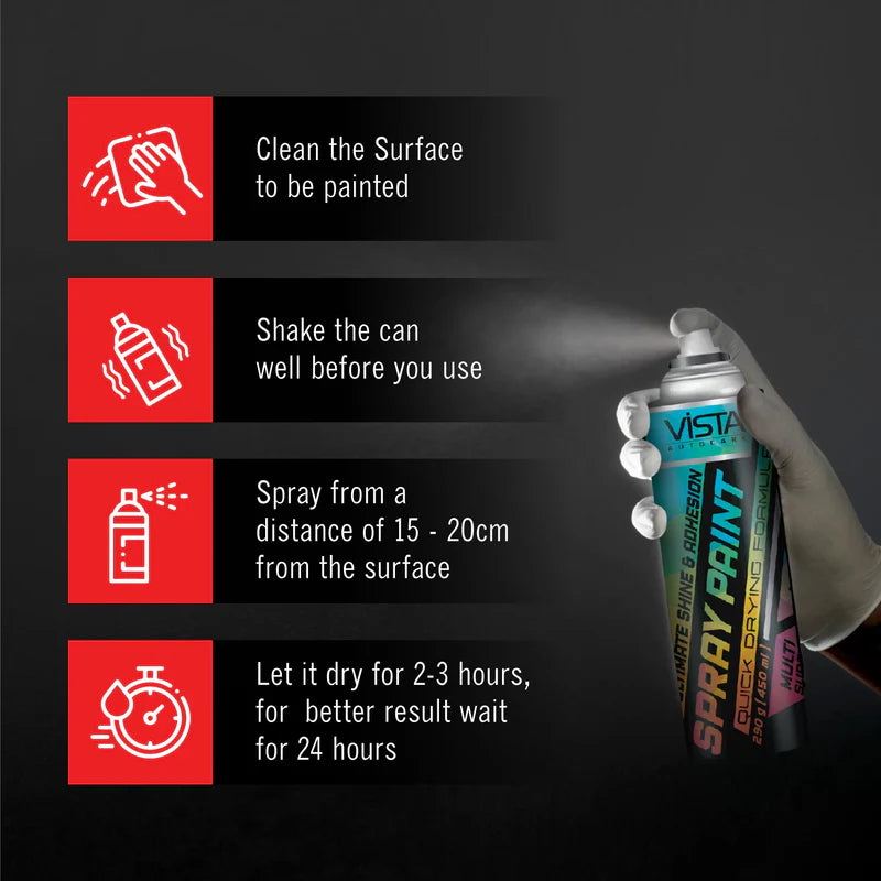 Spray Paint Black Glossy 400 ml (290 g)