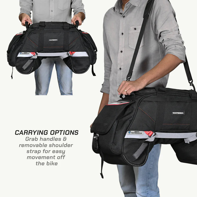 ViaTerra Claw Mini - 100% Waterproof motorcycle tailbag (Universal)