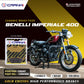 Ceramic Brake Pads For Benelli Imperiale 400 - Front - CRM400 - 1 Set