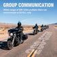 EDYELL A1 NEW Intercom Motorcycle Bluetooth Headsets, Smart LED Display Motorcycle Helmet Speakers, HD Calling and HiFi Music,Waterproof & Dustproof Helmet Headset,Group Communication System On Ear Headphones