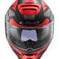 LS2 FF800 Storm II Faster Titanium Helmet - Matt Red