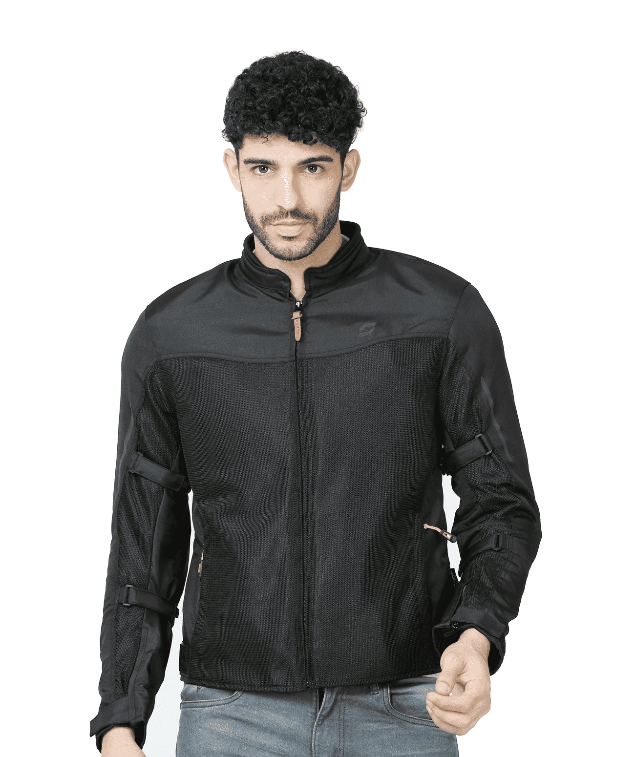 Thrift Mesh Jacket (Minima Black) - SOLACE