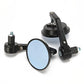 Handle Bar Mirror Round Black For All Bikes