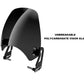 Visor Glass with Clamps Compatible for Hunter 350 cc (Black)