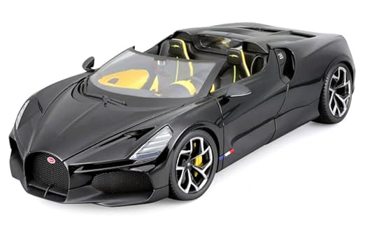 Bugatti W16 Mistral Sports 2023 (Black) Bburago - 1/18 Scale Model