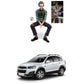 Joker Toy with Mask, 24cm Collectible Statue, Sitting Pose Universal for Top Box, Car Dashboard,Car Bumper,Bonnet