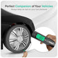 Digital Tyre Pressure Gauge (Zinc Alloy Head) | 0-150 PSI | Suitable for Car, Truck, Bike, Bicycle with Backlight LCD - Onelap TyreChek™