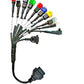 V519 OBD-ll Diagnostic Scanner with Multi Coupler 11 in 1 for BS6 / BS7 Scanning Cable for All Two Wheelers