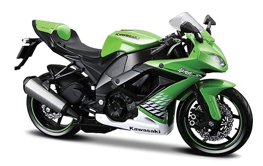 Kawasaki Ninja ZX-10R, Green Maisto 1:12 (Metal & Plastic)
