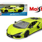 Diecast Model Car Compatible with Maisto Special Edition Lamborghini Revuelto 1:18 Scale Die-Cast Model Car, Lime Green