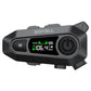 EDYELL A1 NEW Intercom Motorcycle Bluetooth Headsets, Smart LED Display Motorcycle Helmet Speakers, HD Calling and HiFi Music,Waterproof & Dustproof Helmet Headset,Group Communication System On Ear Headphones