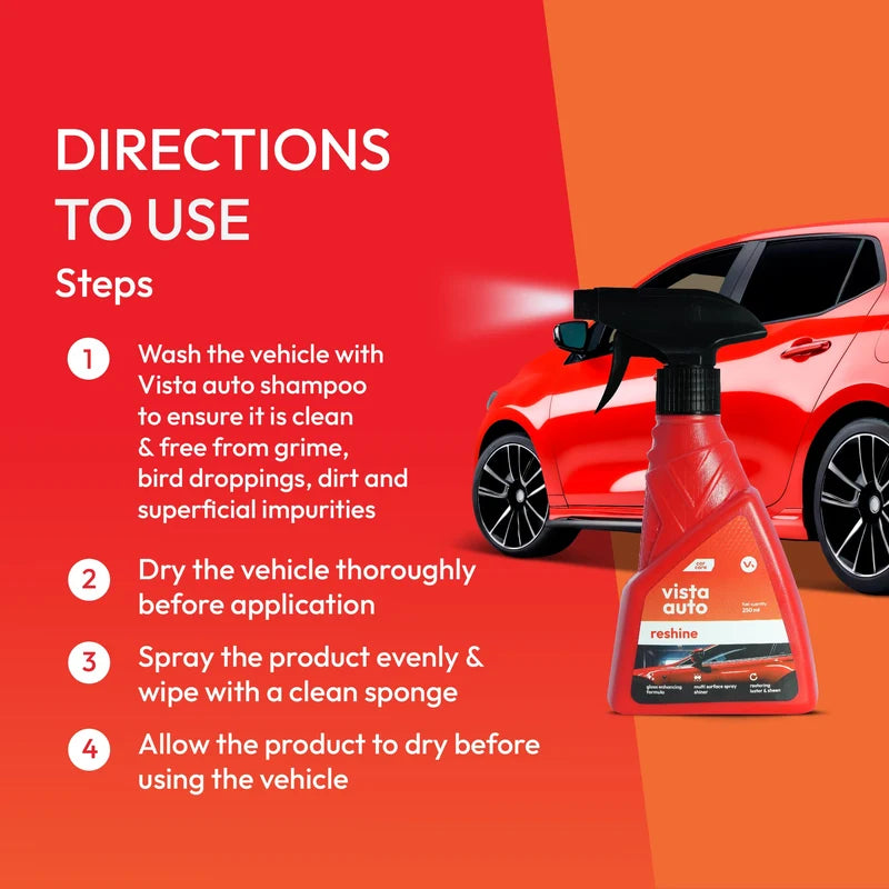 Reshine Car and Two Wheeler Gloss 250 ml