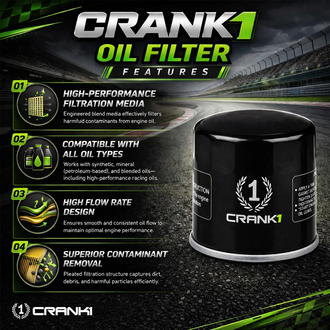 Oil Filter For Kawasaki Ninja 300 (2013-2026) - CPO303